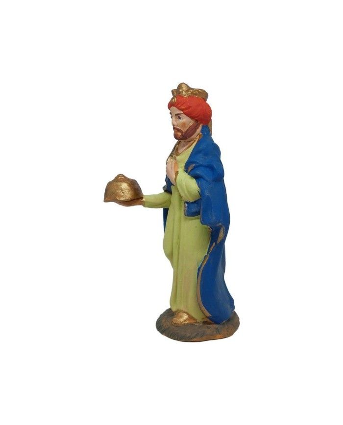 Pastori Statuina Magio Giovane Cm Di Terracotta Per Presepe