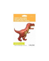 PALLONCINO DINOSAURO T-REX BUON COMPLEANNO - FOIL STANDARD ø 45cm