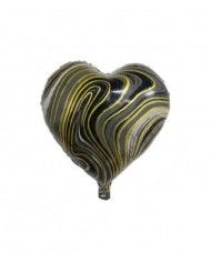 Palloncino cuore nero 43cm