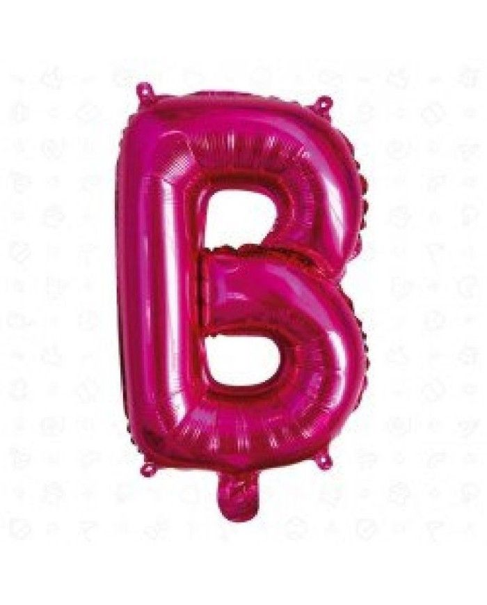 Palloncino Lettera B Fuxia 43 Cm 16"