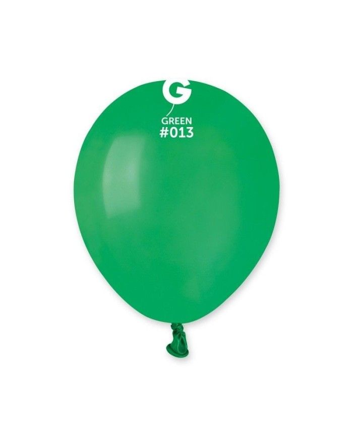 100pz Palloncini professionali 5 pollici 13cm Verde pastello A50/013