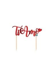 Cake topper italic cm 20 x 18 ti amo