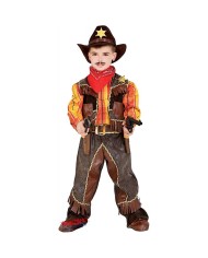 Costume vestito di carnevale Cowgirl da 7 a 10 anni