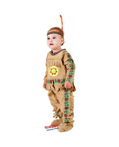 Costume vestito di carnevale Piccolo Indiano da 0 a 3 anni