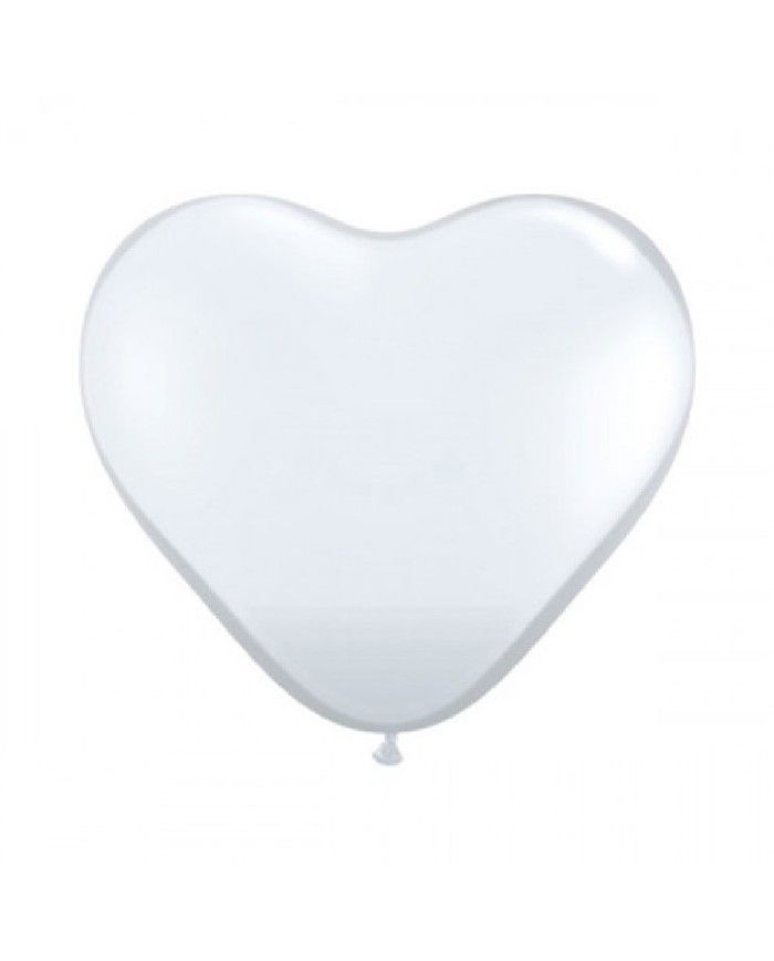 Palloncino Cuore Bianco 12