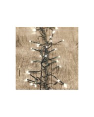 Catena luci 300 led Rossi 12,5 mt con timer per albero di natale