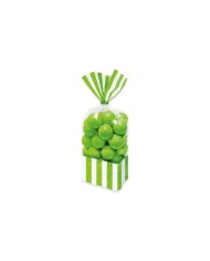 Box porta popcorn e caramelle Sweety Turchese con pois bianchi 6