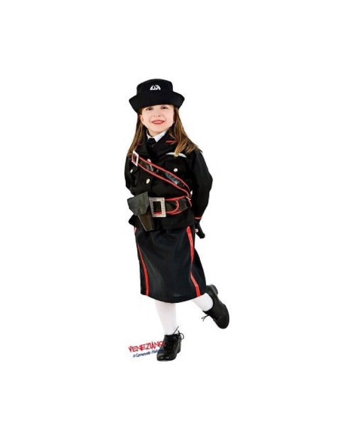 Vestito da carabiniere per bambina