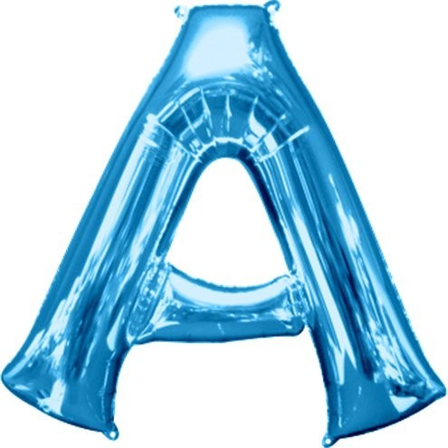 lettere blu 34"/86cm