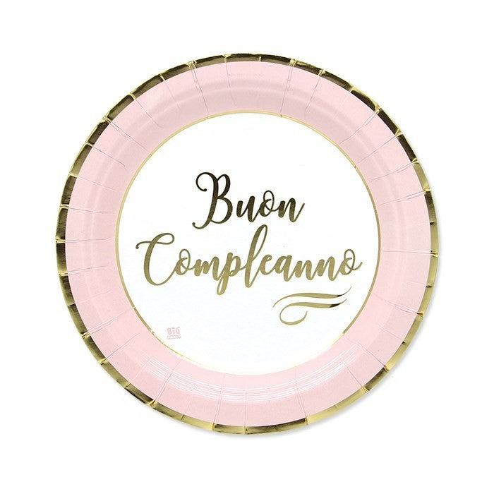 buon compleanno chic rosa