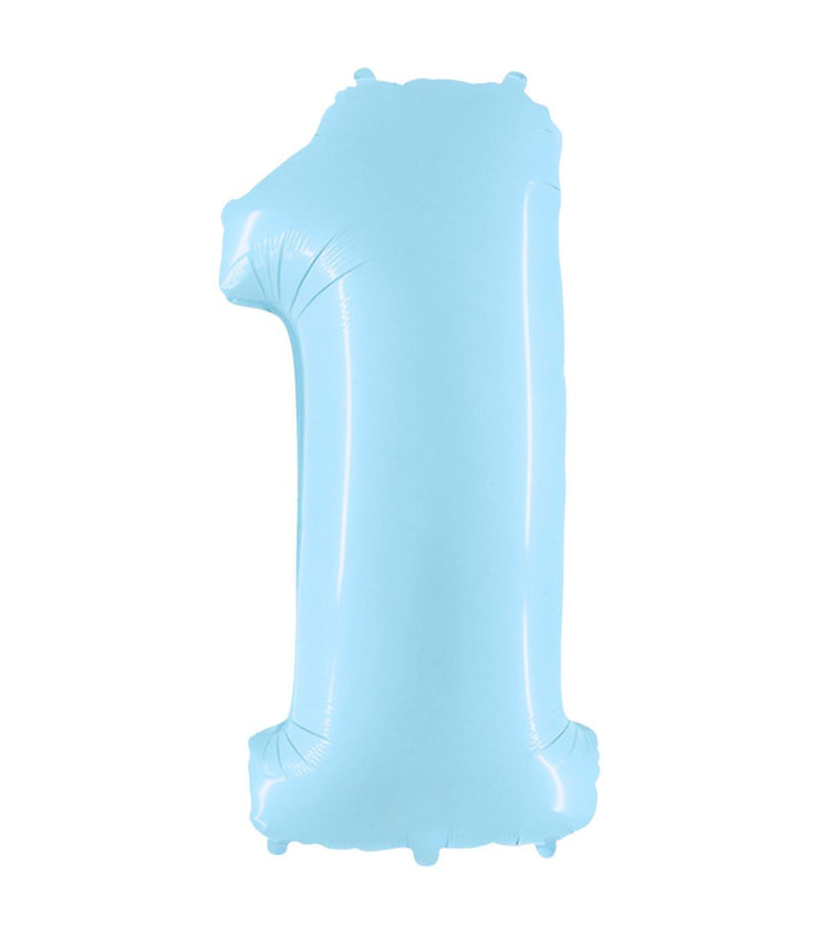 numeri celeste 40"/102 cm