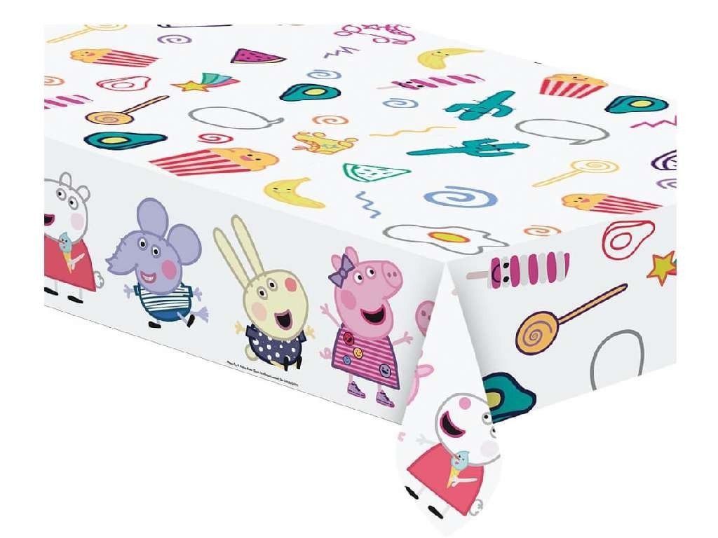 Tovaglia plastica 120x180 cm Peppa Pig Messy play