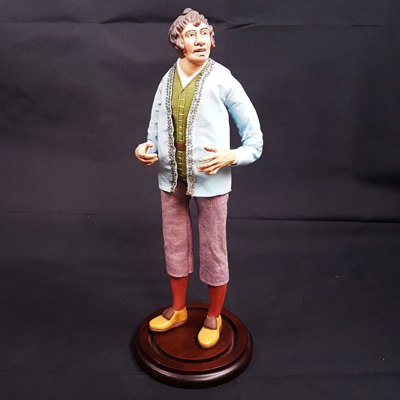 Pastore statuina Uomo Nobile 38 cm con occhi di vetro