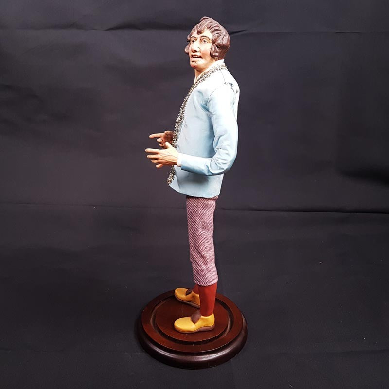 Pastore statuina Uomo Nobile 38 cm con occhi di vetro