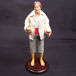 Pastore Statuina Uomo Nobile 35 cm con occhi di vetro