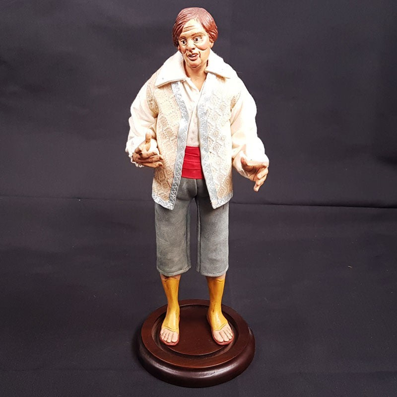 Pastore Statuina Uomo Nobile 35 cm con occhi di vetro