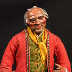 Pastore statuina Uomo vestito 35cm con testa mani e piedi di terracotta