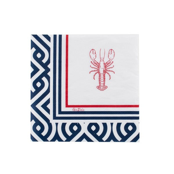 Tovaglioli di carta 3 veli Portofino 33x33 cm 16 pz