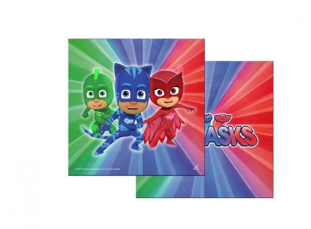 Tovaglioli di carta Super Pigiamini Pj Masks 20 pz