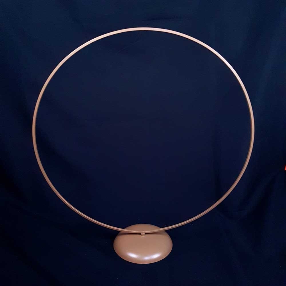 Struttura cerchio in ferro Oro per realizzazioni con palloncini diametro 60cm