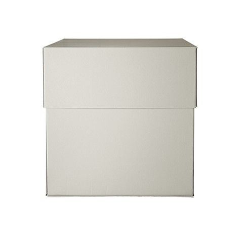 Scatola regalo a sorpresa Mini Box Surprise per palloncini 30x30x30 cm Bianca