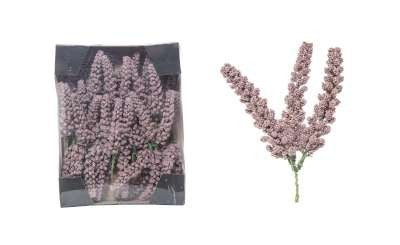 Rametto Bacche 20cm Rosa per decorazioni 1Pz