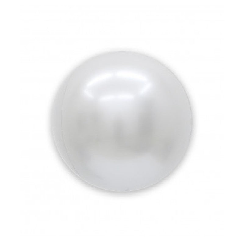 Palloncino Bobo Chrome 22" pollici 56cm Bianco