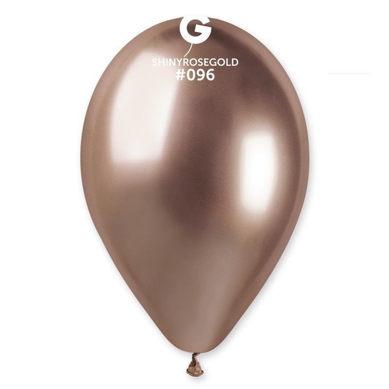 100pz Palloncini professionali 12 pollici 30 cm Rosa Gold Chrome GB120/093