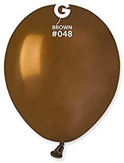 Palloncino pastello 16" 40cm Marrone 1Pz