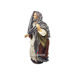 Pastore statuina San giuseppe vestito 14cm di terracotta per presepe