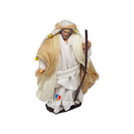 Pastore statuina San Giuseppe vestito 6cm di terracotta per presepe