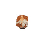 Statuina Pastore Bambinello con culla 6cm di terracotta per presepe
