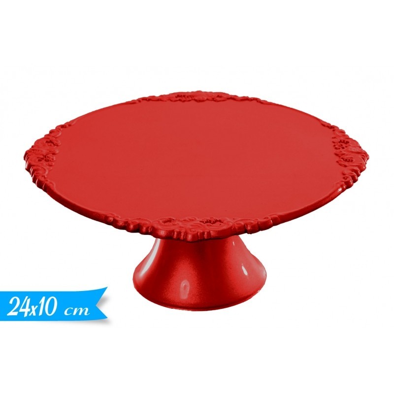 Alzata Alzatina Piccola Rossa 24x10cm