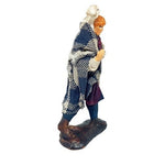 Statuina Pastore vestito Pecoraio giovane 8cm di terracotta per presepe