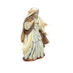 Statuina Pastore vestito Uomo con capretta 8cm di terracotta per presepe