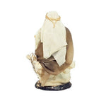 Statuina Pastore vestito Uomo con capretta 8cm di terracotta per presepe