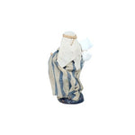 Statuina Pastore bambino con sacco in spalla 8cm di terracotta per presepe