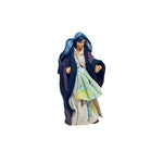 Statuina Pastore vestito Donna incinta 8cm di terracotta per presepe