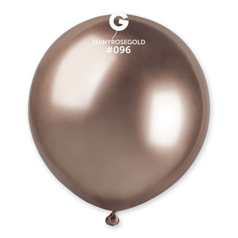 1pz Palloncini mini mongolfiera 16 pollici 40 cm Rosa Gold Chrome 096