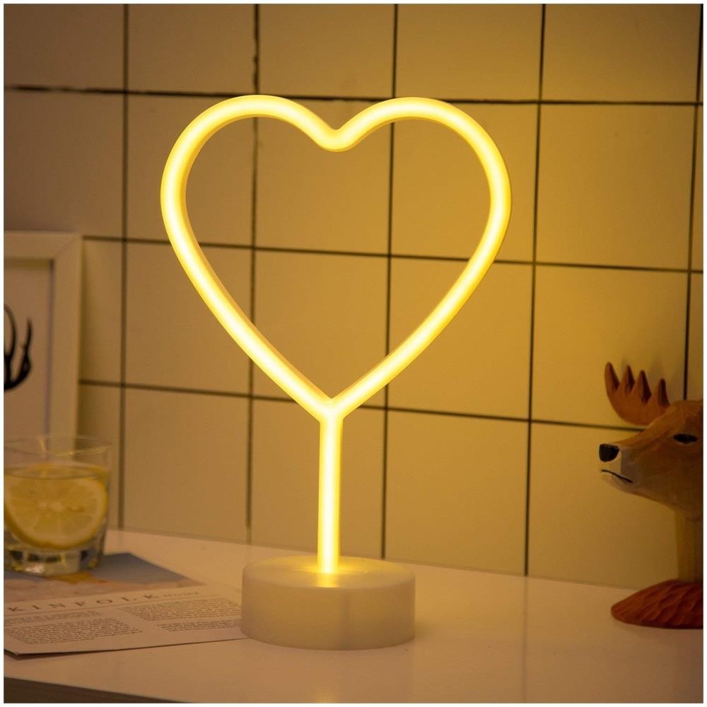 Lampada decorativa Cuore con luce led