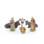 Pastori Statuine Natività 6 soggetti 6 cm per presepe Landi Moranduzzo
