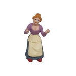 Pastore statuina seduta senza nulla in mano 10cm di terracotta per presepe