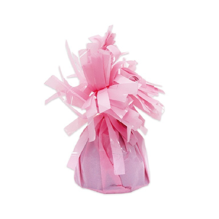 Pesetto frangia Rosa 170gr per palloncini gonfiati ad elio