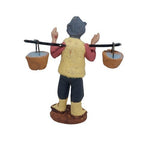 Pastore statuina in terracotta dipint aa mano cm 7 acquaiolo