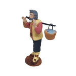 Pastore statuina in terracotta dipint aa mano cm 7 acquaiolo