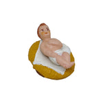 Pastore statuina Bambino Gesù 12cm di terracotta per presepe