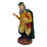 Pastore statuina Re Magio vecchio 12cm di terracotta per presepe