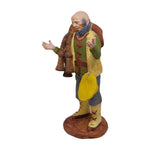Pastore statuina Zampognaro 12cm di terracotta con accessori per presepe
