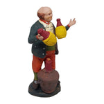 Pastore statuina Vinaio 12cm di terracotta con accessori per presepe