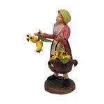 Pastore statuina Donna con melograni 12cm di terracotta con accessori